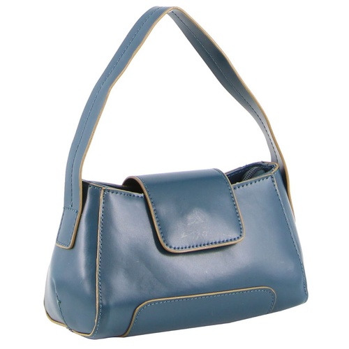 Milleni Mini Fashion Handbag Tote Bag in Teal - Main Image
