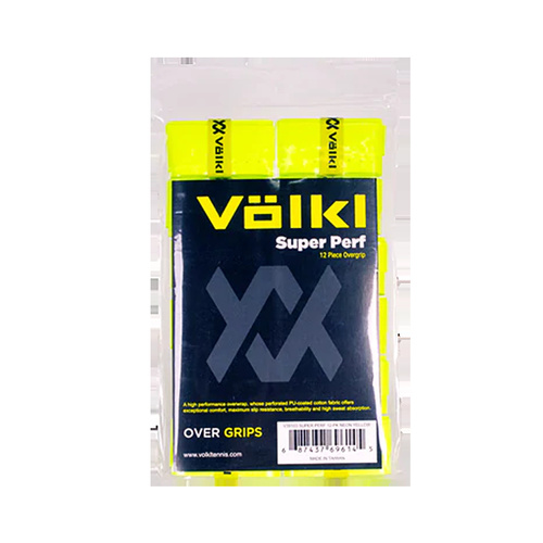 Volkl Super Perf 12 Pack Over Grips Tennis Bulk - Neon Yellow - Main Image