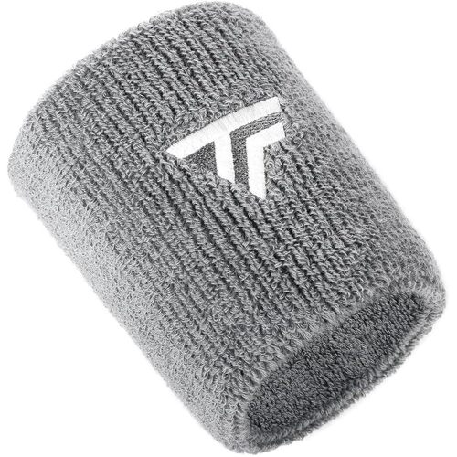 Tecnifibre Tennis XL Wristband Wrist Bands Sweatband Sport Squash Cotton - Silver - Main Image