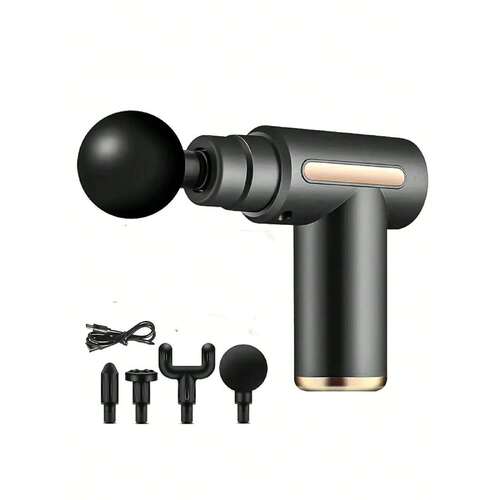 4 Speed Massage Gun 4 Heads Muscle Massage Chargeable Handheld Deep Tissue - Main Image