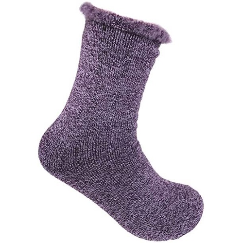 1 Pair Womens THICK THERMAL HEATED SOCKS Warm Winter Comfort Work Sox Ski Ladies - Main Image