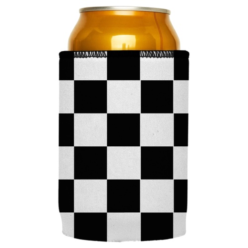 Large Checkerboard Stubby Cooler - Standard - Main Image