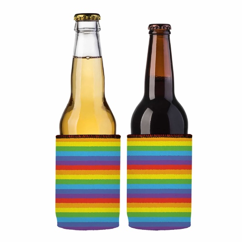 LGBTQ Pride Flag Stubby Cooler 2-Pack - Standard - Main Image