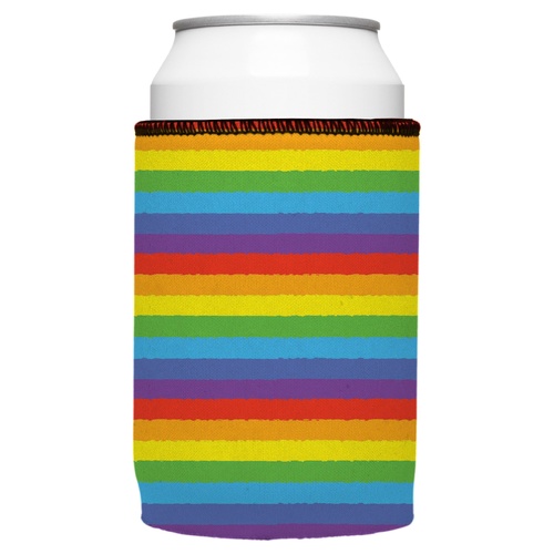 LGBTQ+ Pride Flag Stubby Cooler - Standard - Main Image