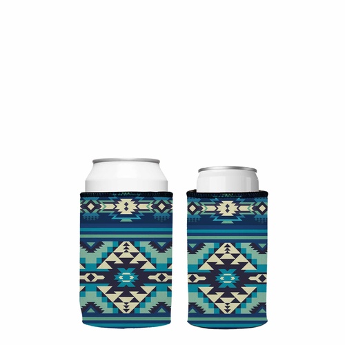 Blue Navajo Rug Stubby Cooler 2-Pack - Standard - Main Image
