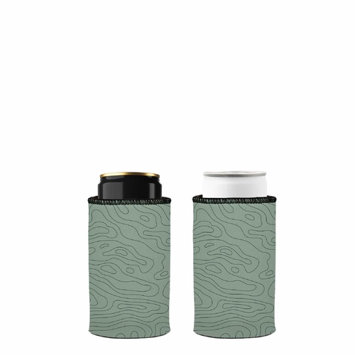 Topographic Map Stubby Cooler 2-Pack - Standard - Main Image