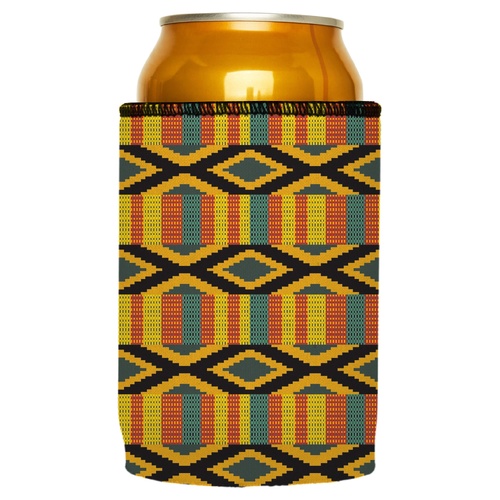Ghana Kente Stubby Cooler - Standard - Main Image