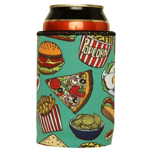 Burgers Junk Food Stubby Cooler - Standard - Main Image