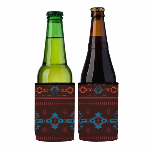 Brown Navajo Rug Stubby Cooler 2-Pack - Standard - Main Image