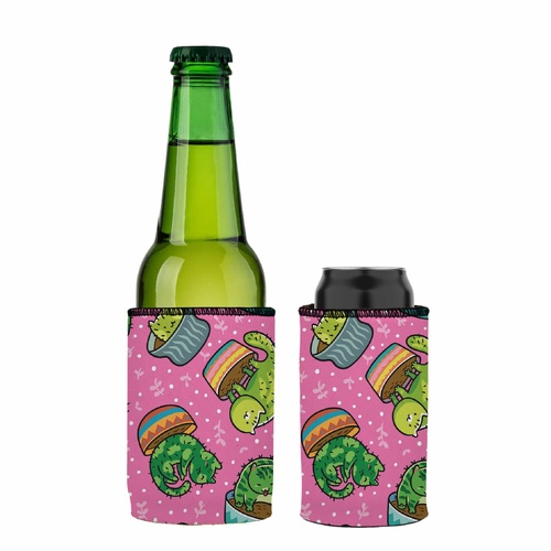 Cats in a Flowerpot Stubby Cooler 2-Pack - Standard - Main Image