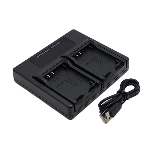 Hridz LP-E12 Dual Smart LCD Charger for Canon EOS M M2 M10 M50 M50ii M100 M200 SL1 SX70 - Main Image