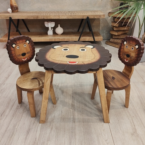 Lion Table Chairs Set - Main Image