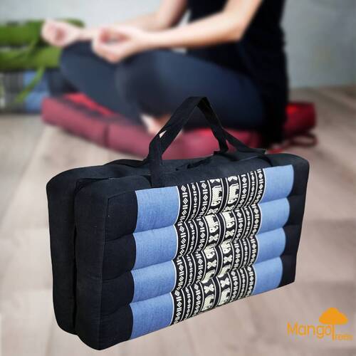 2-Fold Meditation Cushion Yoga Mat BlueEle - Main Image