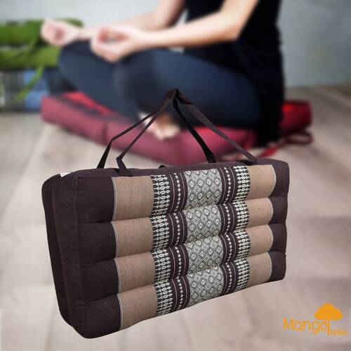 2-Fold Meditation Cushion Yoga Mat Brown - Main Image
