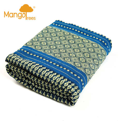 Protector Cover For [Jumbo] Thai Triangle Mattress Blue - Main Image