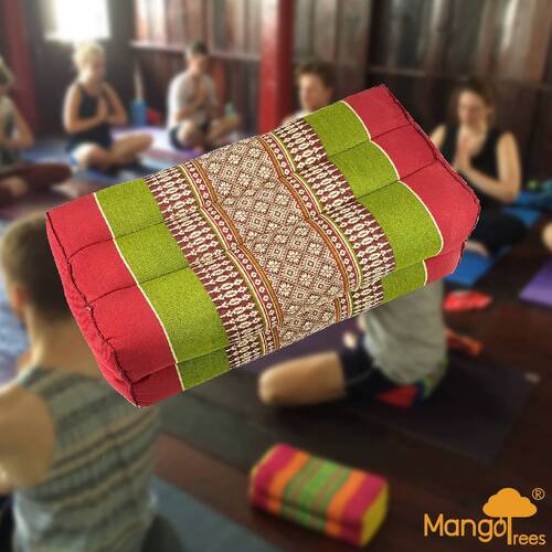 Yoga Block Meditation Cushion RedGr - Main Image