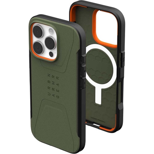 UAG Civilian Magsafe Back Case for iPhone 16 Pro - Olive Drab - Main Image