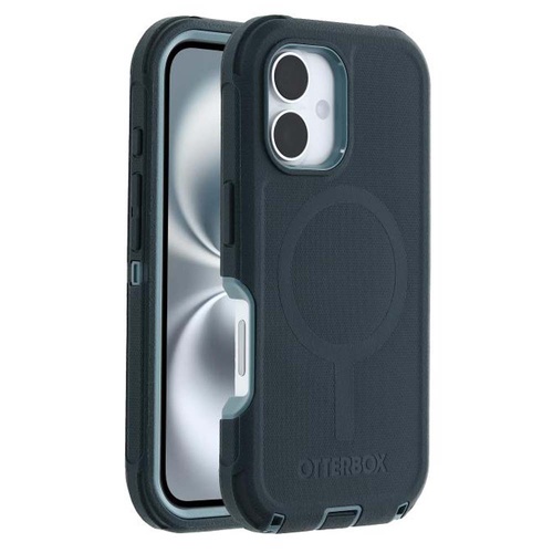 OtterBox Defender MagSafe Back Case for iPhone 16 - Green - Main Image