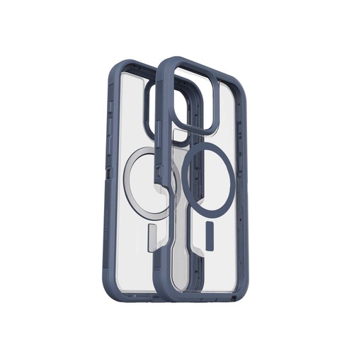 OtterBox Defender XT Clear Back Case for iPhone 16 Pro Max -Clear/Blue - Main Image