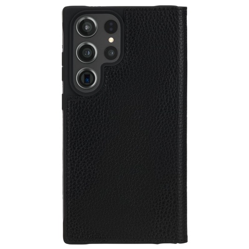 Case-Mate Wallet Folio Antimicrobial Case for Samsung Galaxy S23 Ultra - Black - Main Image