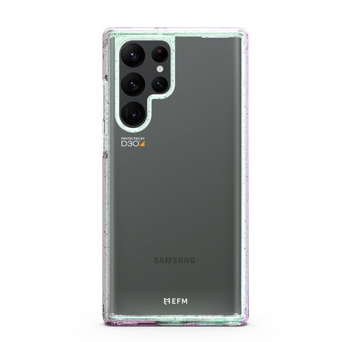 EFM Aspen Case Armour with D3O Crystalex for Samsung Galaxy S22 Ultra (6.8) - Glitter/Pearl - Main Image