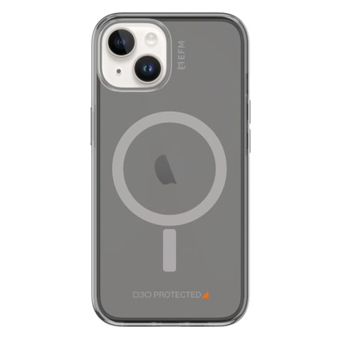 EFM Alta Case Magsafe Armour with D3O Crystalex For iPhone 14 Plus (6.7") - Smoke / Black - Main Image