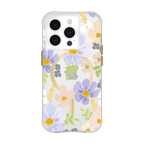 Case-Mate Rifle Paper MagSafe Case For iPhone 15 Pro - Pastel Marguerite - Main Image