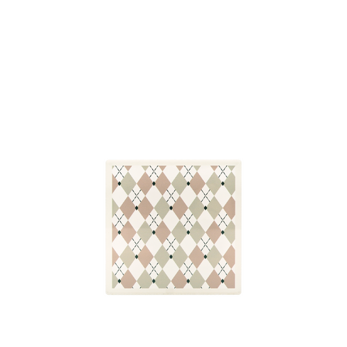 Cassette Checkboard Coaster white - Main Image
