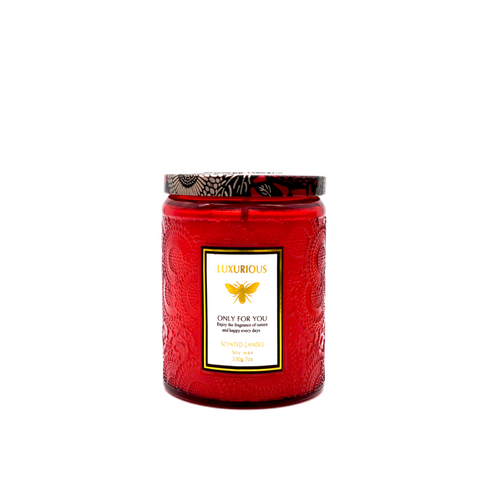 Faubourg Embossed Scented Candle bvlgari&jasmine - Main Image