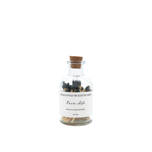 Ruban Black Tipped Matches in Bottle - Main Image