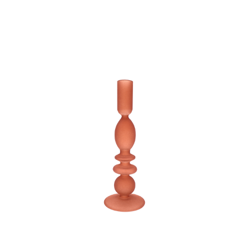 Ice Land Matte Glass Candle Holder red - Main Image
