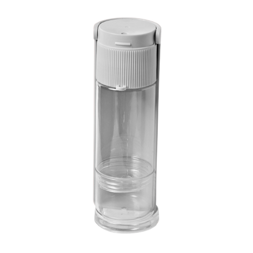 12x Ribbed Portable Pet Bottle in White - Main Image
