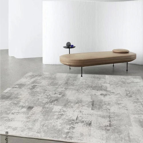 Modern Grey Microfiber Rug 200cm＊300cm - Main Image
