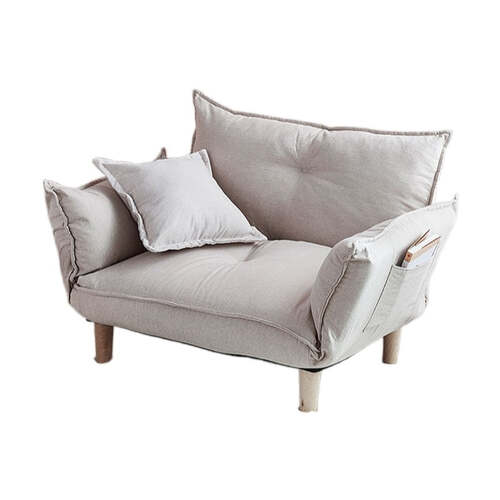NNEOBA Convertible Sofa Couch with Adjustable Backrest and Armrests - Main Image