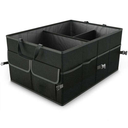 NNEOBA Car Storage Collapse Trunk Back Bin Bag Caddy Organizer Ford Hyundai Automobiles Interior Accessories Stowing Tidying Trunk Box - Main Image