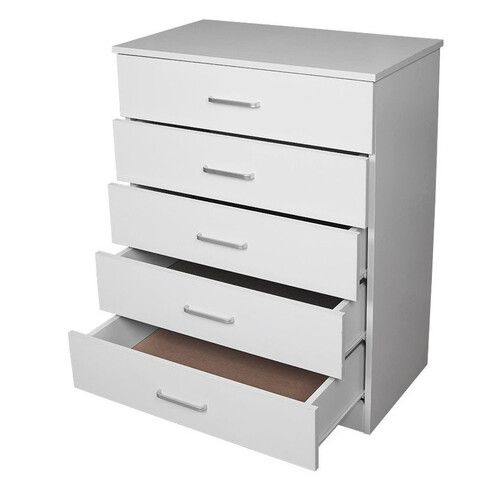 NNECN Classic Elegance: Five-Drawer Chest for Organized Living - Main Image