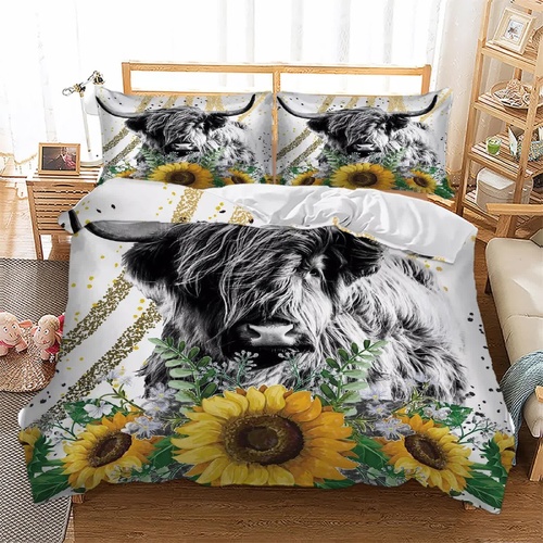 Luxury Feel Satin Duvet Cover Set - Smooth & Breathable-King - Main Image
