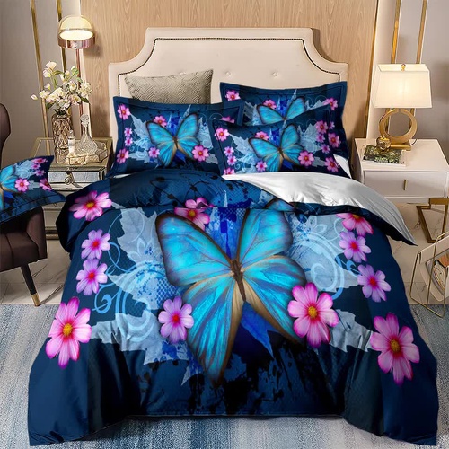 Minimalist Charm 3-Piece Duvet Cover Set - Fade Resistant-Queen - Main Image