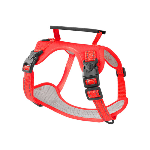 Reflective Dog Harness with Leash, No-Pull Vest Harness for Dogs, Adjustable Dog Vest with Handle, Walking Training Pet Harness XL size - Main Image