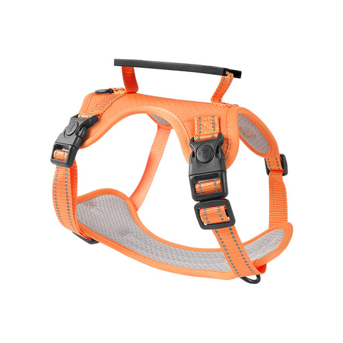 Reflective Dog Harness with Leash, No-Pull Vest Harness for Dogs, Adjustable Dog Vest with Handle, Walking Training Pet Harness L size - Main Image
