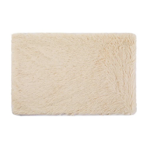 Fluffy Pet Blankets-Soft Faux Fur, Anti-Anxiety Cozy Throws for Cats and Dogs, M 80*55cm Light Brown - Main Image