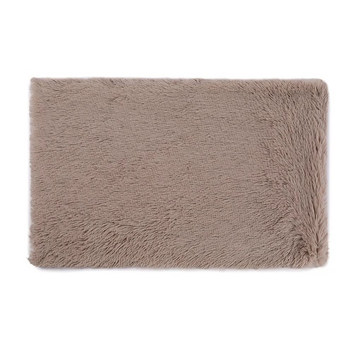 Fluffy Pet Blankets-Soft Faux Fur, Anti-Anxiety Cozy Throws for Cats and Dogs, M 80*55cm beige brown - Main Image
