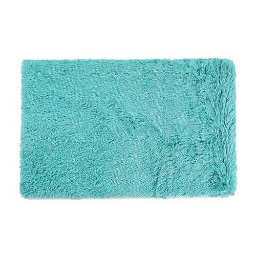 Fluffy Pet Blankets-Soft Faux Fur, Anti-Anxiety Cozy Throws for Cats and Dogs, M 80*55cm emerald green - Main Image