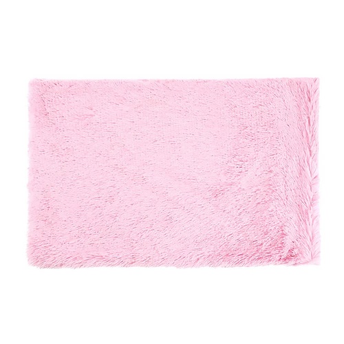 Fluffy Pet Blankets-Soft Faux Fur, Anti-Anxiety Cozy Throws for Cats and Dogs, M 80*55cm light pink - Main Image