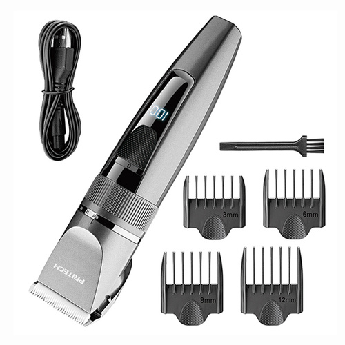 Professional Hair Trimmer with LED Display - Adjustable Cordless Grooming Kit (PR-3047) - Main Image