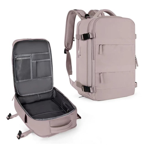 Multi-Compartment Travel Backpack with Shoe Storage and Wet-Dry Separation (lotus pink)31cm(L)*17cm(W)*42cm(H) - Main Image