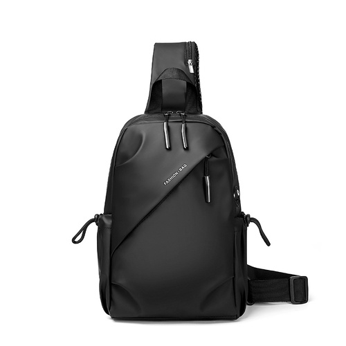 Multifunctional Crossbody Chest Bag | Stylish and Practical Shoulder Backpack for Everyday Use (Black) - Main Image