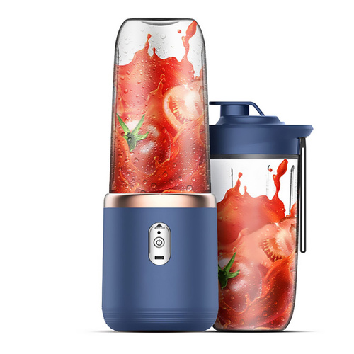 Portable High-Speed Blender with USB Rechargeable Battery - 2-in-1 Bottle and Cup Design, Compact and Powerful - Main Image