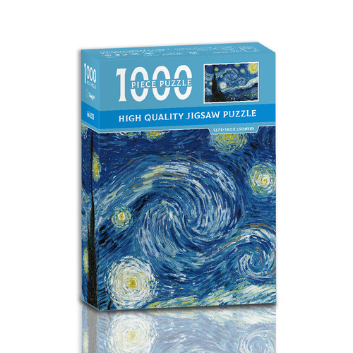 1000-Piece Jigsaw Puzzle - Starry Night Design - High-Quality Puzzle for Adults and Teens - Main Image