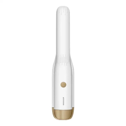 White Wireless USB Rechargeable 2-in-1 Curling Iron & Flat Iron - Portable Hair Straightener & Curler - Main Image